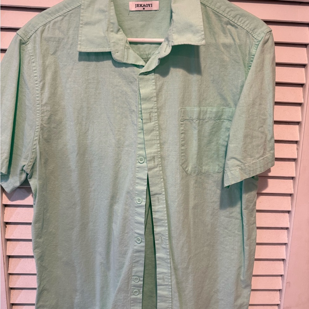 Men's Light Green Shirt